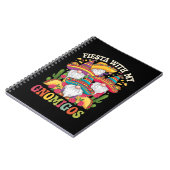 Feest met mijn Gnomigos-kabouter Cinco De Mayo Notitieboek (Linkerzijde)
