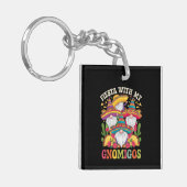 Feest met mijn Gnomigos-kabouter Cinco De Mayo Sleutelhanger (Voorkant Links)