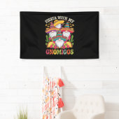 Feest met mijn Gnomigos-kabouter Cinco De Mayo Spandoek (Insitu)