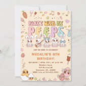 Feest met mijn Peeps verjaardagsfeestje Kaart (Voorkant)