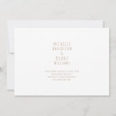 Feest met ons Margarita Bruiloft Save the Date Kaart (Achterkant)