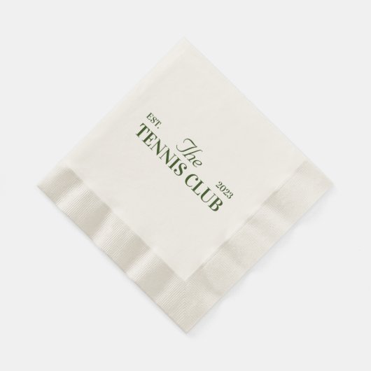 feest met tennisthema servet (Hoek)