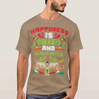 Feest Mexicaans Meican Cinco De Mayo Chips En Avoc T-shirt