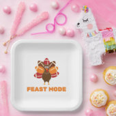Feest Mode Thanksgiving en Football Papieren Bordje (Feest)