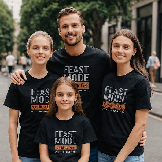 Feest Mode Thanksgiving Shirt: Dankbaarheid eerst T-shirt