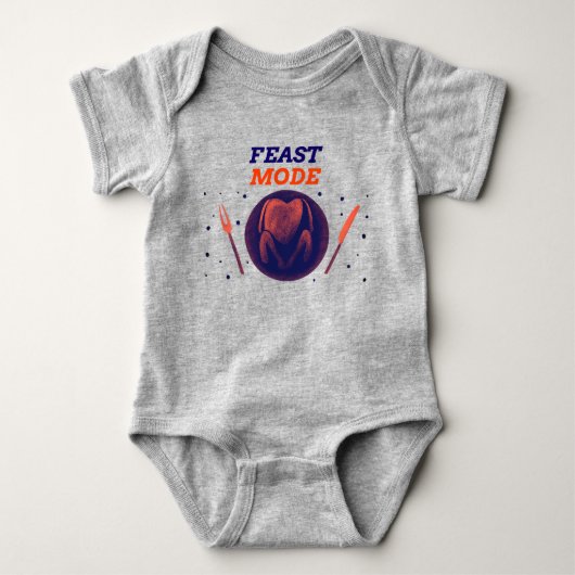 Feest Modus – Thanksgiving Baby Bodypakje Romper (Voorkant)
