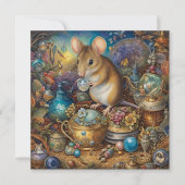 Feest Muis Feestdagenkaart (Voorkant)