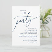 Feest na 'Happily Ever After', Echtscheidingsdiner Kaart (Staand voorkant)