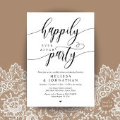 Feest na 'Happily Ever After', moderne bruiloftsre Kaart