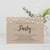 Feest na 'Happily Ever After',  String Lights Trou Kaart (Staand voorkant)