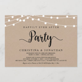Feest na 'Happily Ever After',  String Lights Trou Kaart