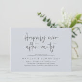 Feest na 'Happily Ever After', Trouwdiner Dansen Kaart (Staand voorkant)