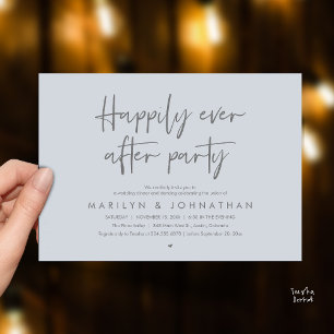 Feest na 'Happily Ever After', Trouwdiner Dansen Kaart