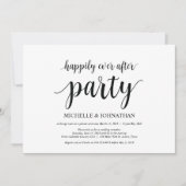 Feest na 'happily ever after', uitnodiging voor ee (Voorkant)