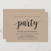 Feest na 'happily ever after', uitnodiging voor ee (Voorkant / Achterkant)