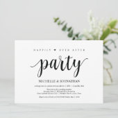 Feest na 'happily ever after', uitnodiging voor ee (Staand voorkant)