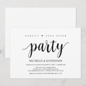 Feest na 'happily ever after', uitnodiging voor ee (Voorkant / Achterkant)