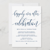 Feest na 'Happily Ever After', Zwart, Elopement Kaart (Voorkant)