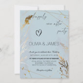 Feest na het huwelijk Happily Ever After Bruilofts Kaart (Voorkant)