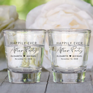 Feest na het huwelijk shot glas