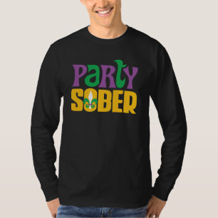 Feest Nuchter Fleur de Lis Herstel Trucker Hoed T-shirt