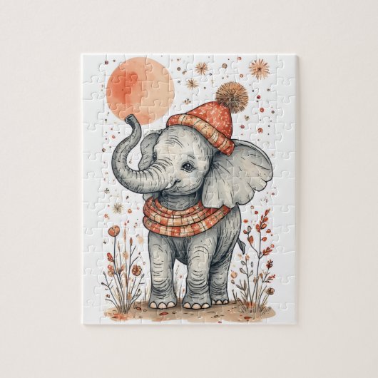 Feest Olifant Legpuzzel (Verticaal)