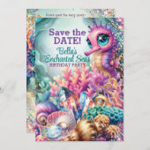 Feest onder de Magische Betoverde Zee Kaart (Voorkant / Achterkant)