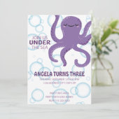 Feest onder de zee kaart (Staand voorkant)