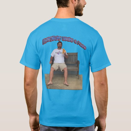 feest op Dave. T-shirt (Achterkant)