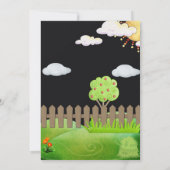 FEEST OP DE BOERDERIJ VERJAARDAG UITNODIGING (Achterkant)