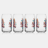 Feest op de golven blikvorm glas (Links)