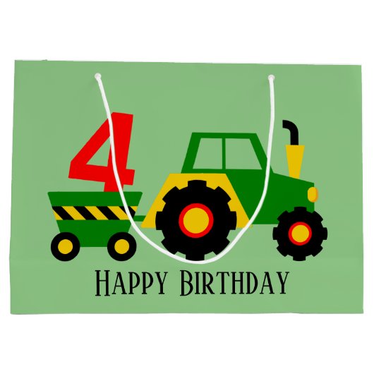 feest op de vierde volger  groot cadeauzakje (Achterkant)