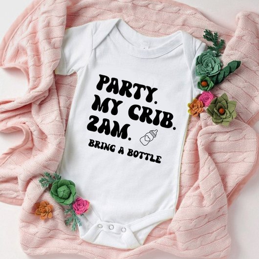 Feest op mijn Wieg 2 uur | Schattige Grappig Romper