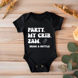 Feest op mijn Wieg 2 uur | Schattigee Funny Baby Romper