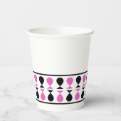 Feest op! Roze Papieren Bekers (Links)