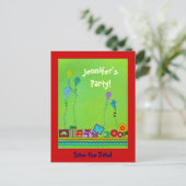 Feest Opslaan van de datum Aankondigingskaart (Staand voorkant)