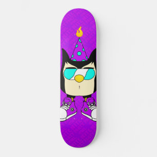 Feest OWL Nite™ Merk Paarse Skateboard