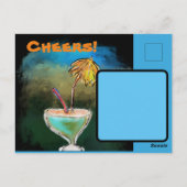 Feest Papegaaien Briefkaart (Achterkant)