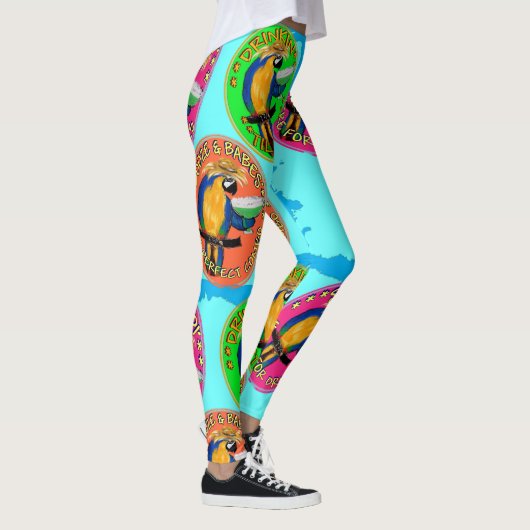 Feest Papegaaien Leggings (Rechts)