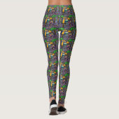 Feest Papegaaien Leggings (Achterkant)