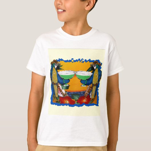 Feest Papegaaien T-shirt (Voorkant)
