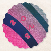 FEEST papier onderzetter in SUNSET AFTERGLOW (Voorkant)