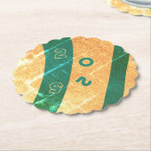 FEEST papier onderzetter in SUNSET STRIPPED (Gekanteld)