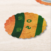 FEEST papieren onderzetter in SUNSET (Gekanteld)