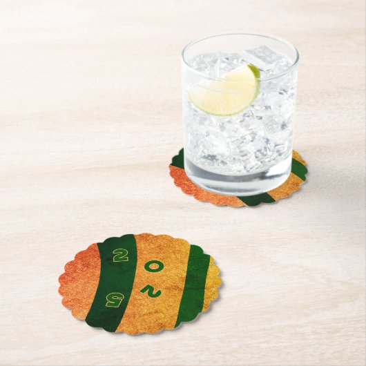 FEEST papieren onderzetter in SUNSET (Insitu)