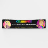 "FEest" Persoonlijke Pride Parade/Muurbanner Spandoek (Horizontaal)