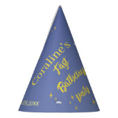 Feest Pet voor de eerste verjaardag met eenhoorn. Feesthoedjes (Links)