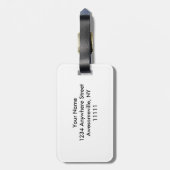 Feest Pinguïns Bagagelabel (Achterkant verticaal)