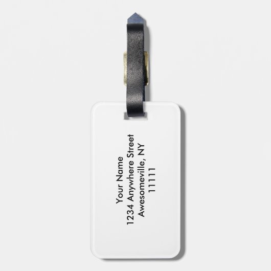 Feest Pinguïns Bagagelabel (Achterkant verticaal)