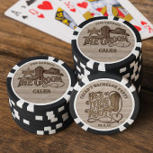Feest Posse Sheriff Cowboy Bruidegom Jonggezellenf Poker Chips